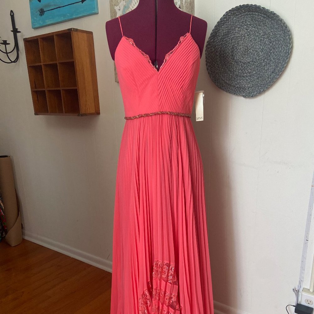 NWT Coral Badgley Mischka Gown